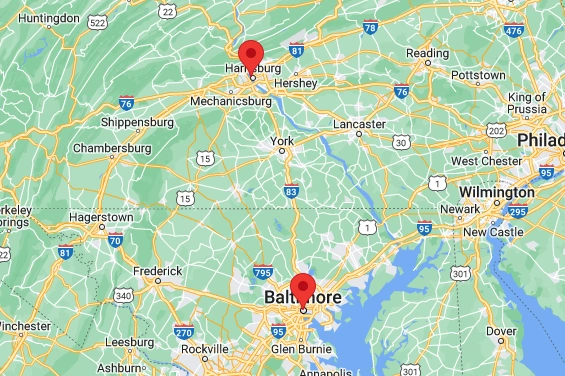 Our locations in Baltimore, MD and Harrisburg, PA